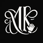 MK Goal Keeper Gloves Logo